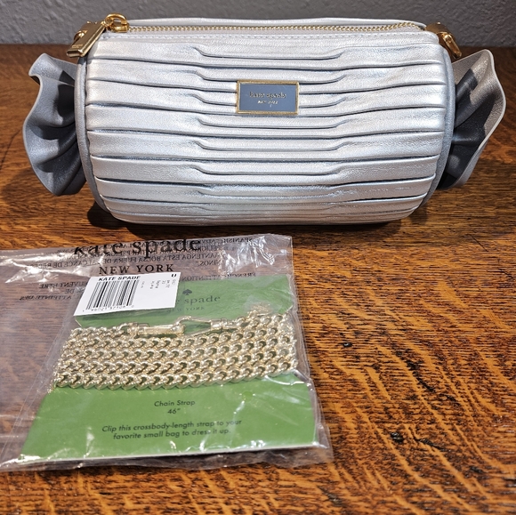 Kate Spade Sweet Treats Festive Pleated Barrel Bag - Picture 7 of 7